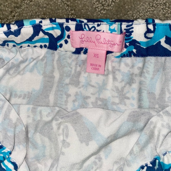 Lilly Pulitzer blue elephant jumpsuit XS - Picture 8 of 8